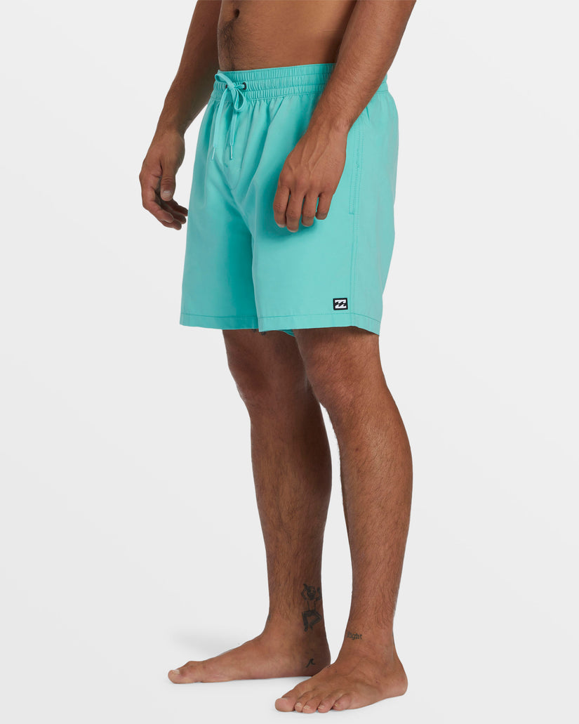 All Day Layback 16" Swim Trunks - Poolside Blue