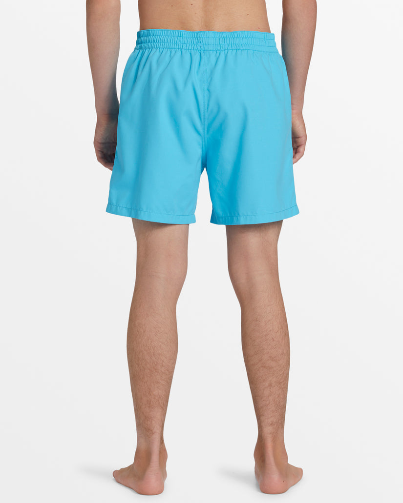 All Day Layback 16" Swim Trunks - Cyan