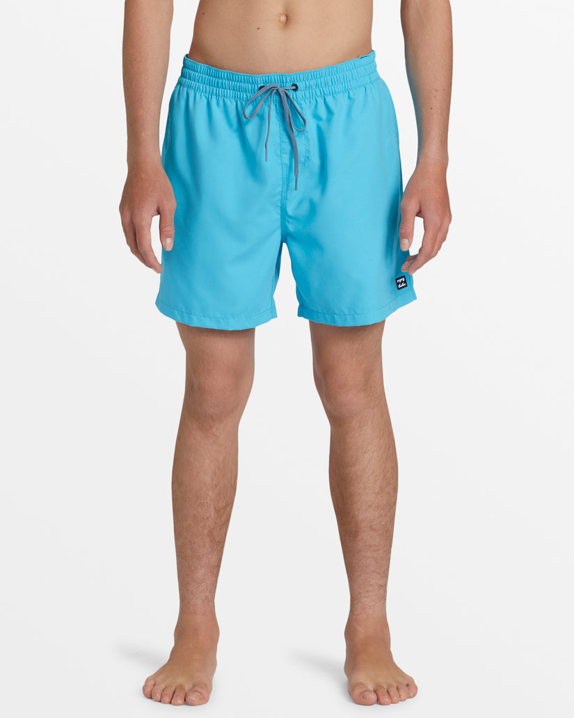 All Day Layback 16" Swim Trunks - Cyan