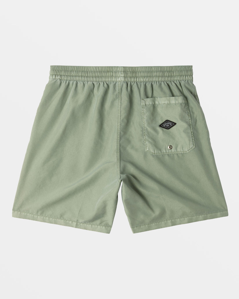 All Day Overdyed Layback 17" Swim Trunks - Sage