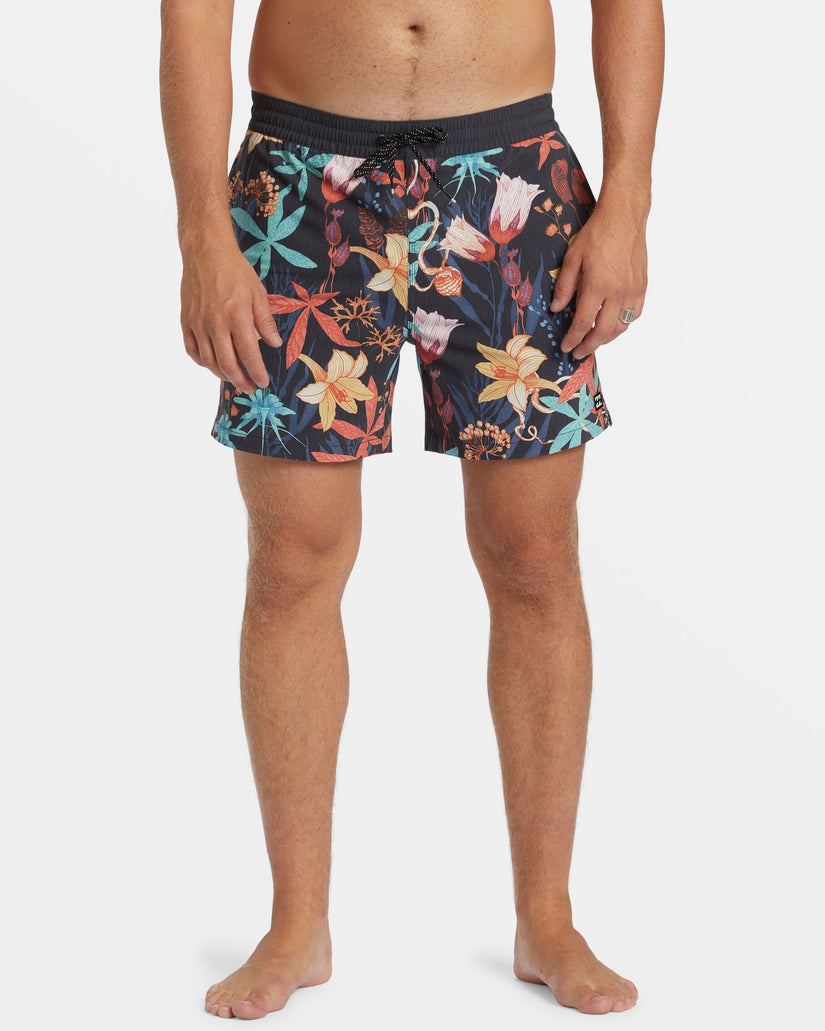 Good Times Layback 16" Swim Trunks - Asphalt