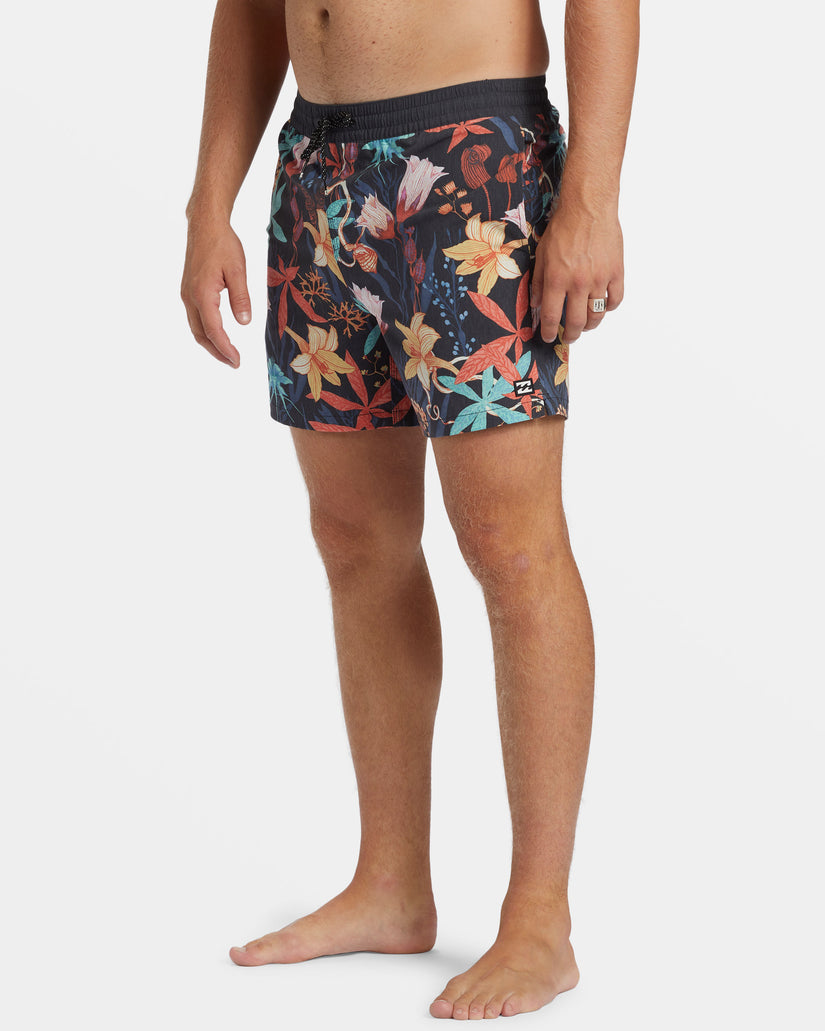 Good Times Layback 16" Swim Trunks - Asphalt