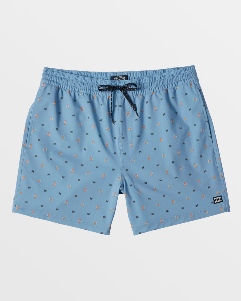 Good Times Layback 16" Swim Trunks - Blue Wash