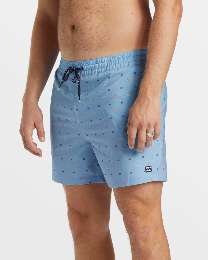 Good Times Layback 16" Swim Trunks - Blue Wash