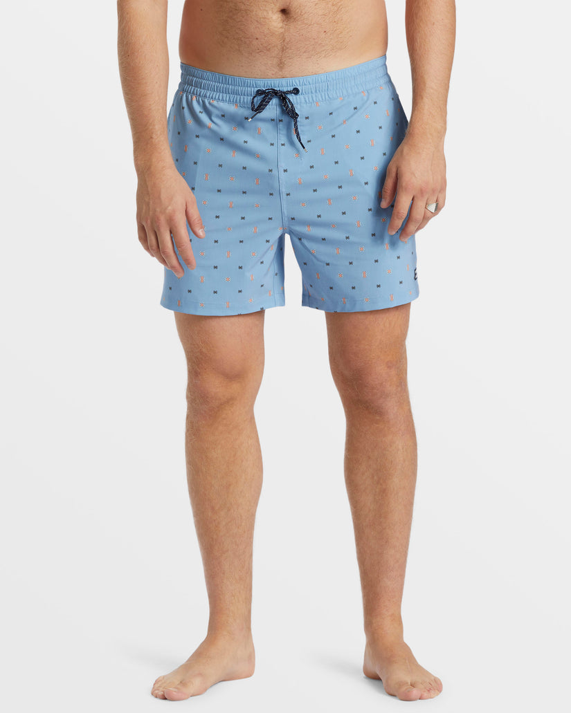 Good Times Layback 16" Swim Trunks - Blue Wash