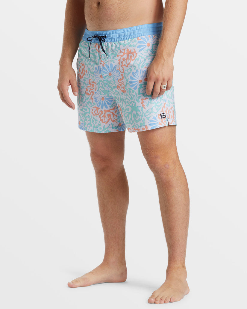 Good Times Layback 16" Swim Trunks - Blue