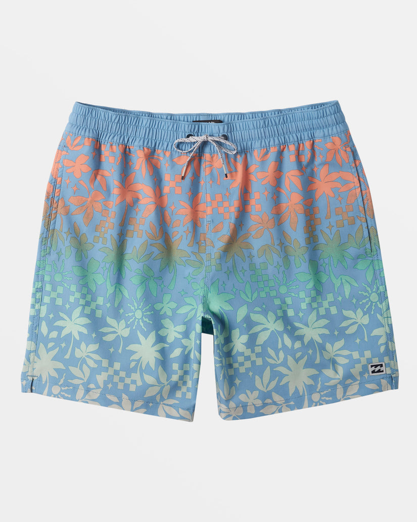 Good Times Layback 16" Swim Trunks - Coastal Blue