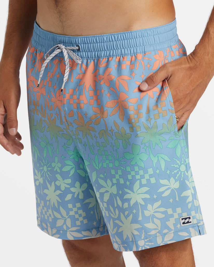 Good Times Layback 16" Swim Trunks - Coastal Blue