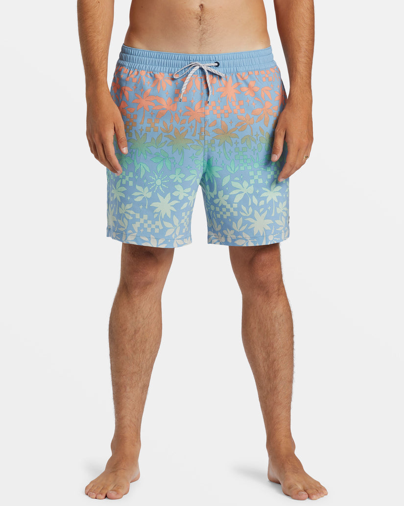 Good Times Layback 16" Swim Trunks - Coastal Blue