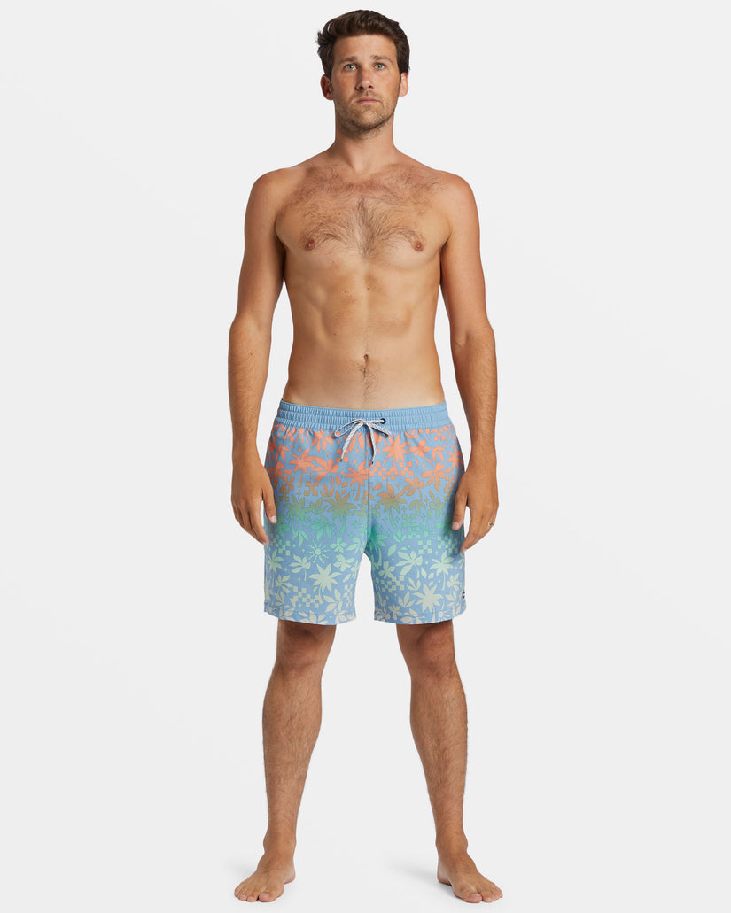 Good Times Layback 16" Swim Trunks - Coastal Blue