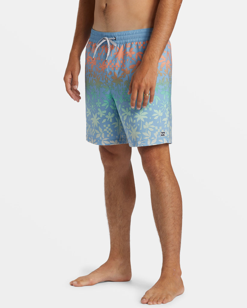 Good Times Layback 16" Swim Trunks - Coastal Blue