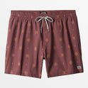 Good Times Layback 16" Swim Trunks - Dusty Red