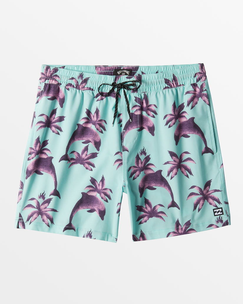 Good Times Layback 16" Swim Trunks - Mint