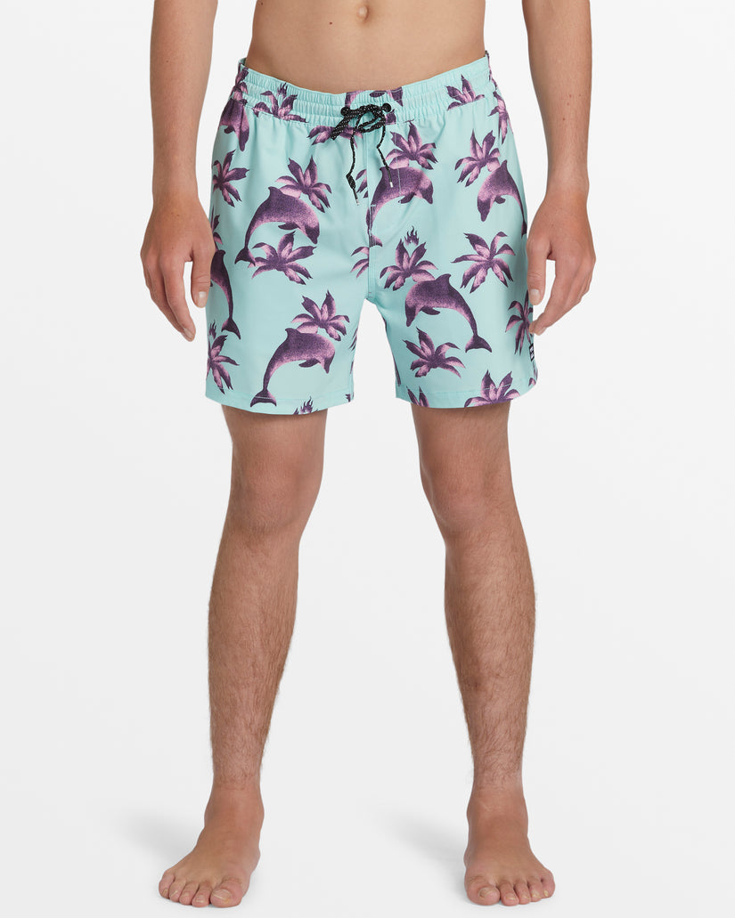 Good Times Layback 16" Swim Trunks - Mint