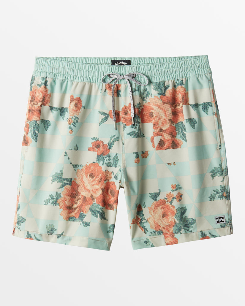 Good Times Layback 16" Swim Trunks - Mint