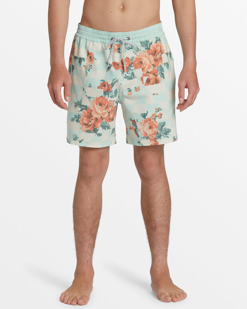 Good Times Layback 16" Swim Trunks - Mint