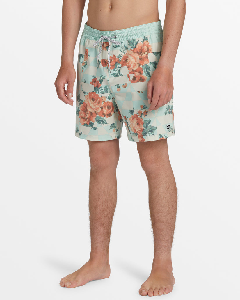 Good Times Layback 16" Swim Trunks - Mint