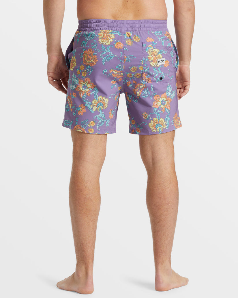 Good Times Layback 16" Swim Trunks - Dusty Purple