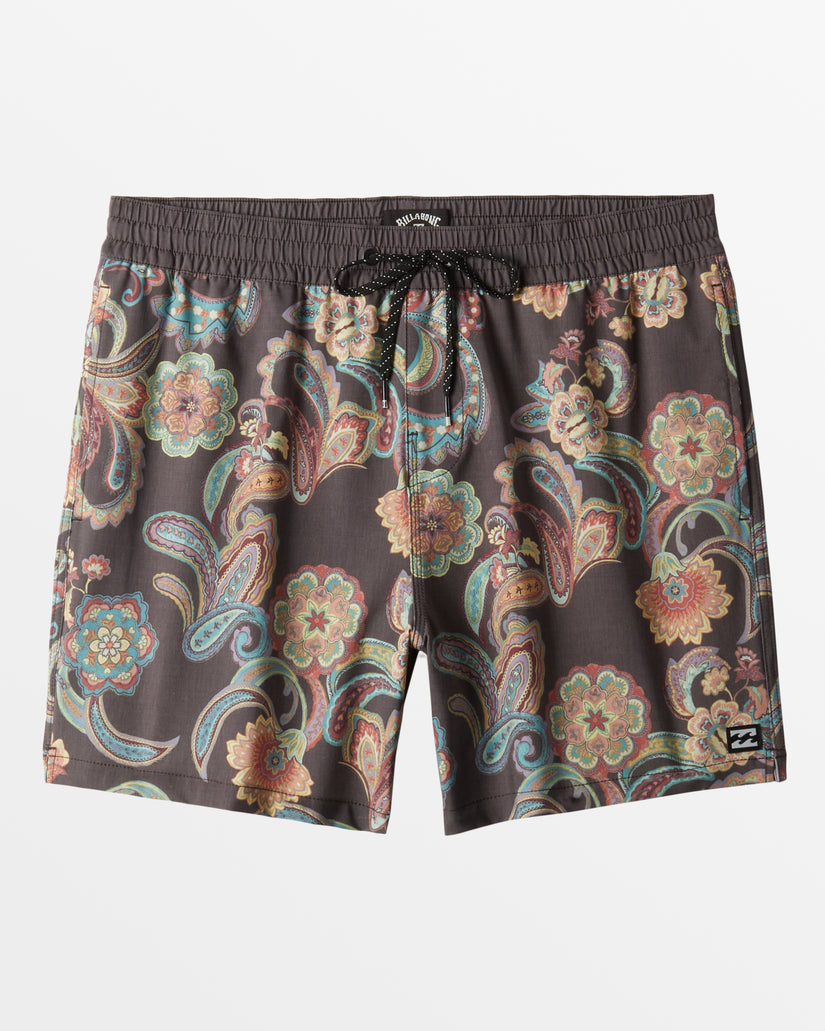 Good Times Layback 16" Swim Trunks - Deep Plum