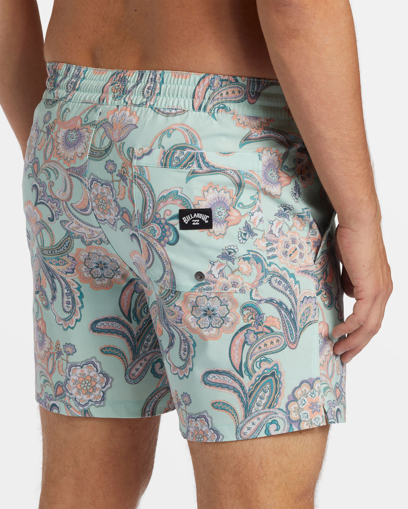 Good Times Layback 16" Swim Trunks - Seaglass