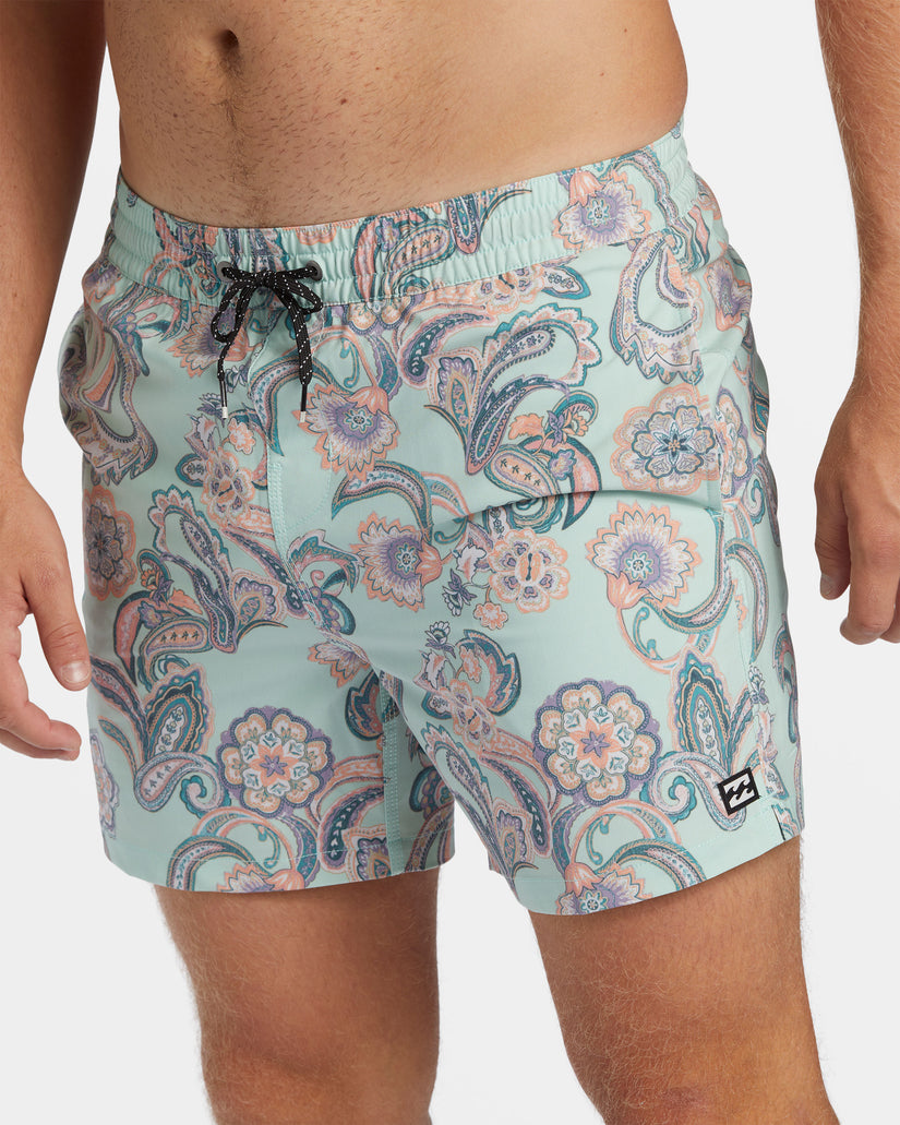 Good Times Layback 16" Swim Trunks - Seaglass