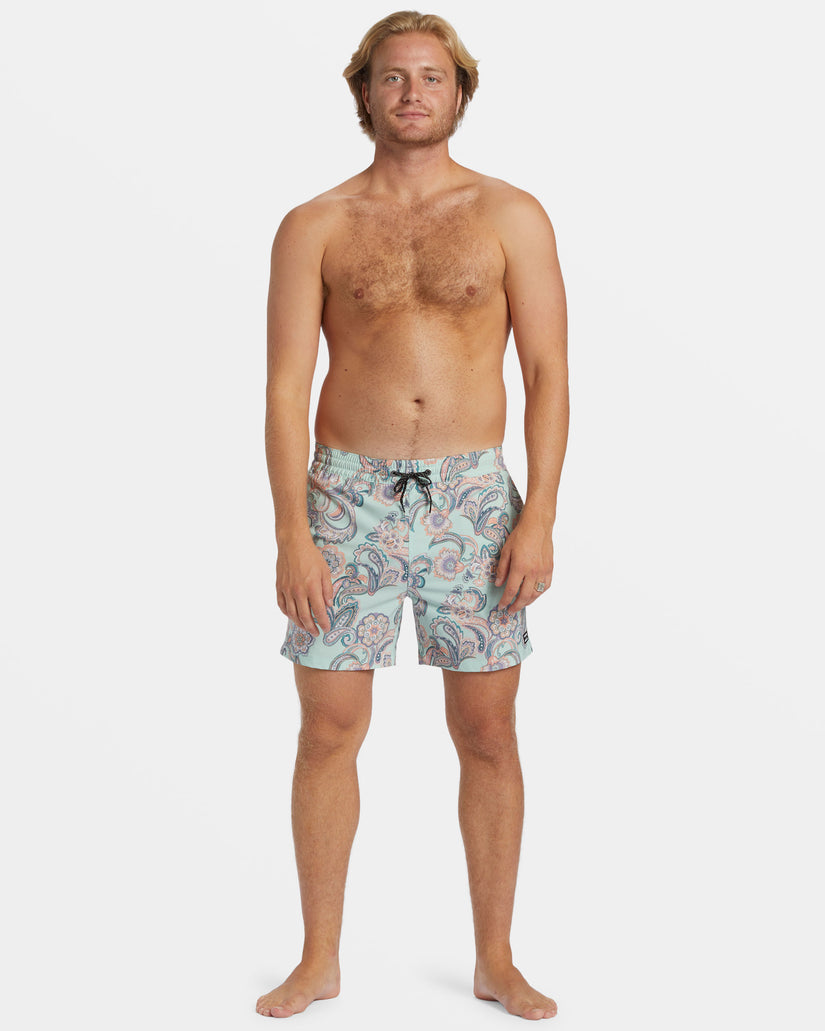 Good Times Layback 16" Swim Trunks - Seaglass