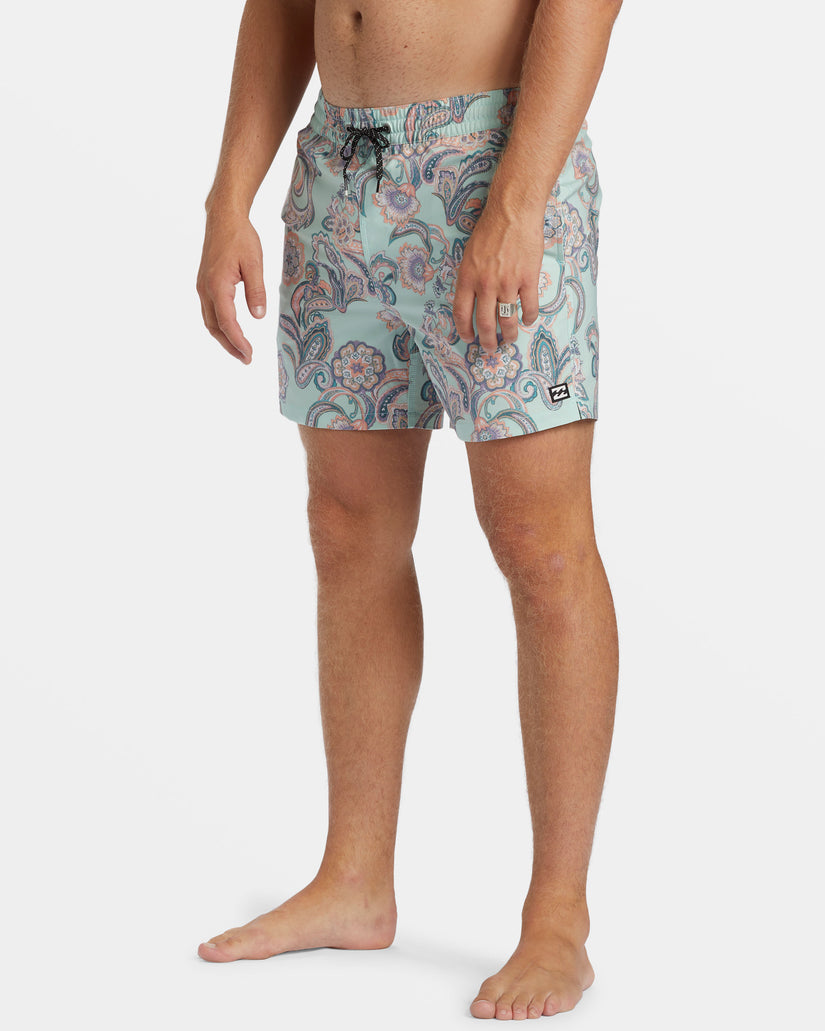 Good Times Layback 16" Swim Trunks - Seaglass