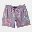 Good Times Layback 16" Swim Trunks - Purple Ash