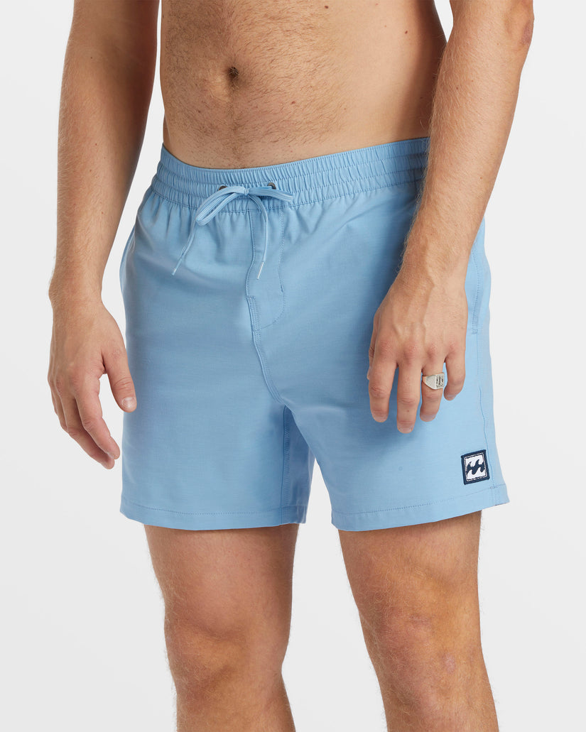 Every Other Day Layback 16" Swim Trunks - Blue Wash