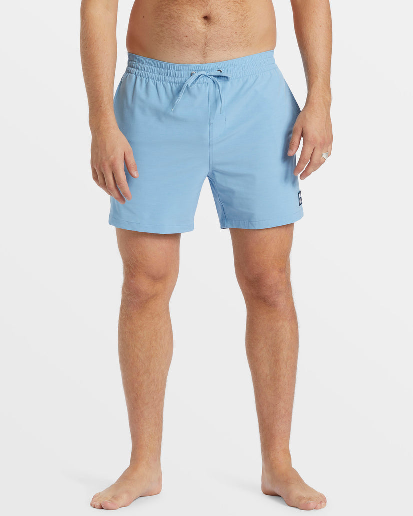 Every Other Day Layback 16" Swim Trunks - Blue Wash