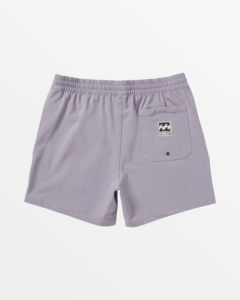 Every Other Day Layback 16" Swim Trunks - Grey Violet