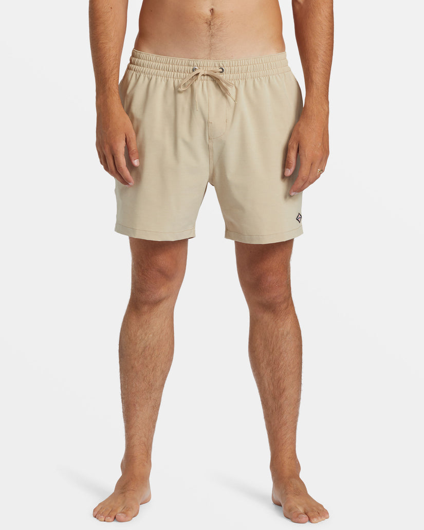 Every Other Day Layback 16" Swim Trunks - Khaki