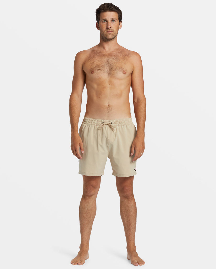 Every Other Day Layback 16" Swim Trunks - Khaki