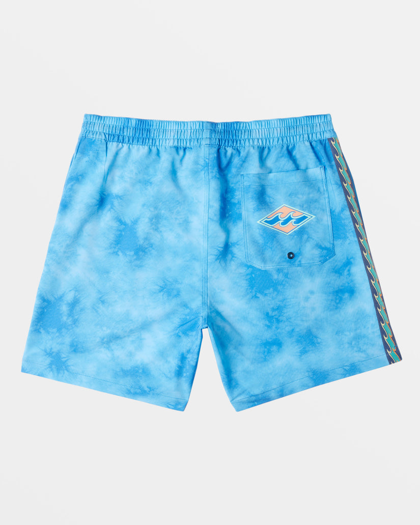 D Bah Layback 17" Swim Trunks - Blue Wash