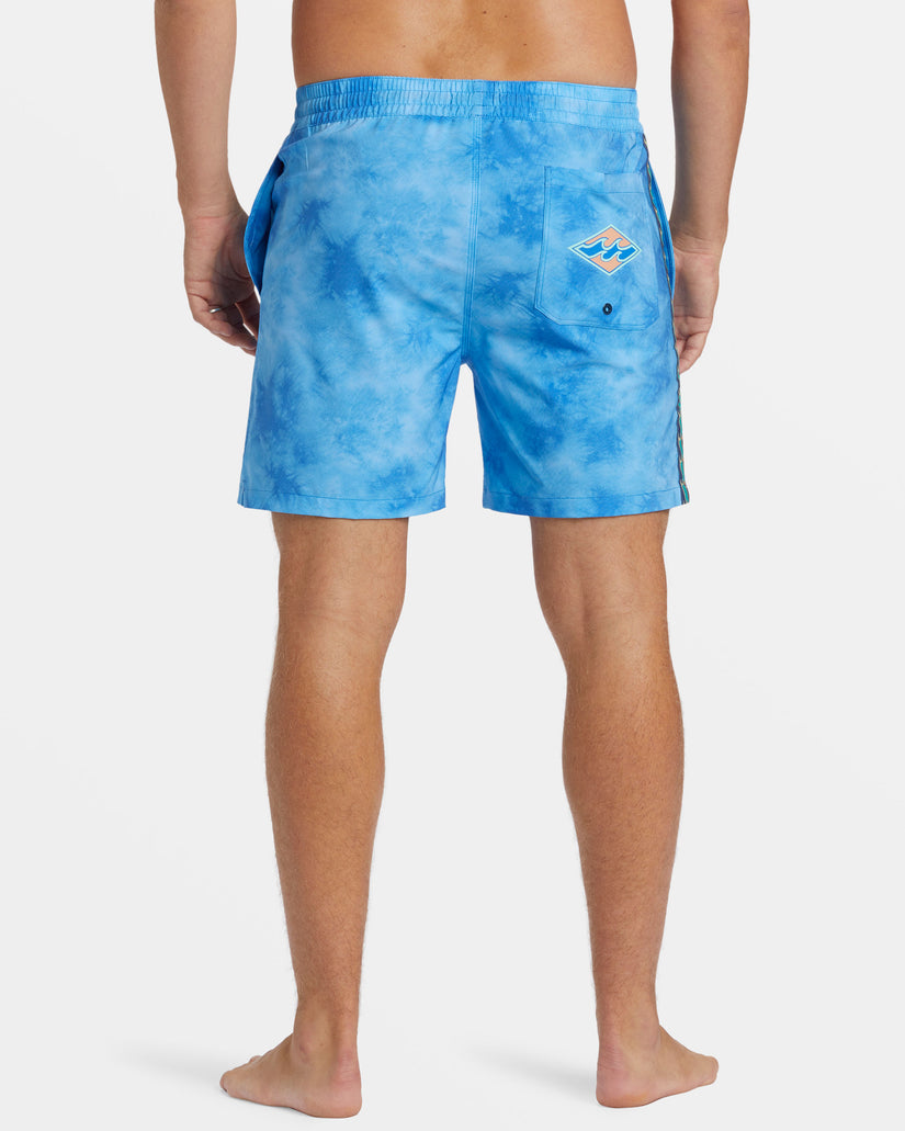 D Bah Layback 17" Swim Trunks - Blue Wash