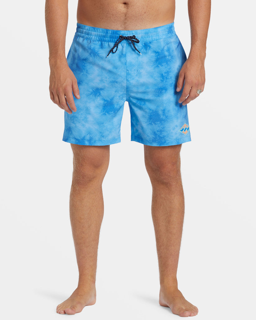 D Bah Layback 17" Swim Trunks - Blue Wash