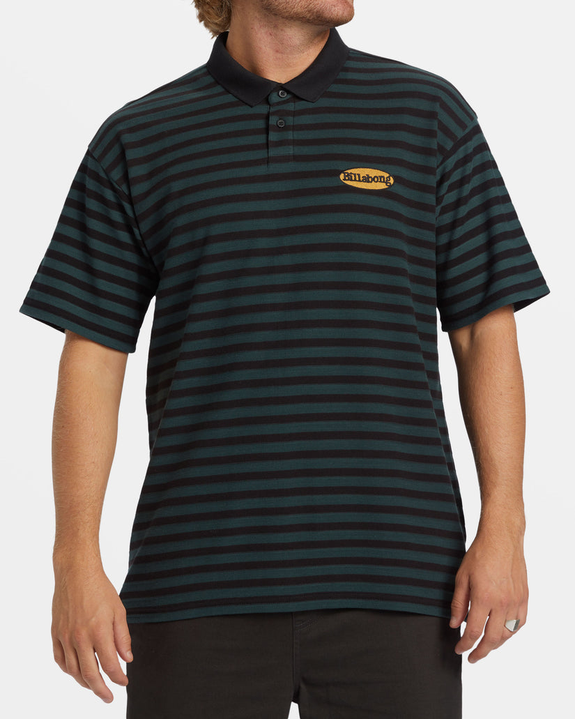 Neutron Short Sleeve Polo Shirt - Black