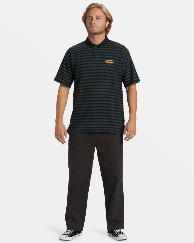 Neutron Short Sleeve Polo Shirt - Black