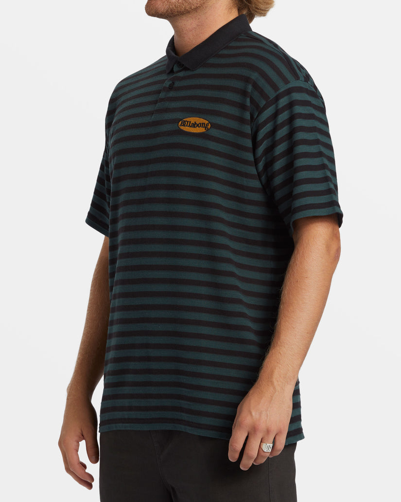 Neutron Short Sleeve Polo Shirt - Black