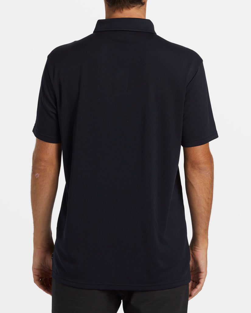 Offshore Short Sleeve Polo T-shirt - Black