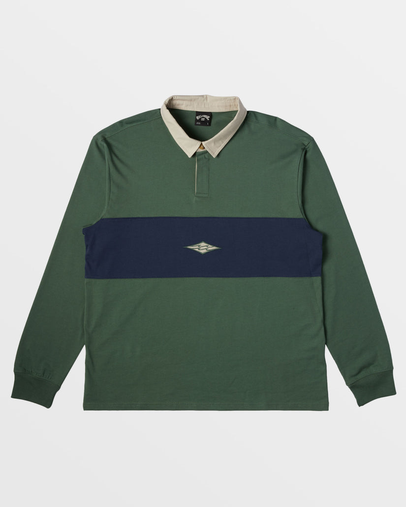 Neutron Long Sleeve Polo T-Shirt - Hunter