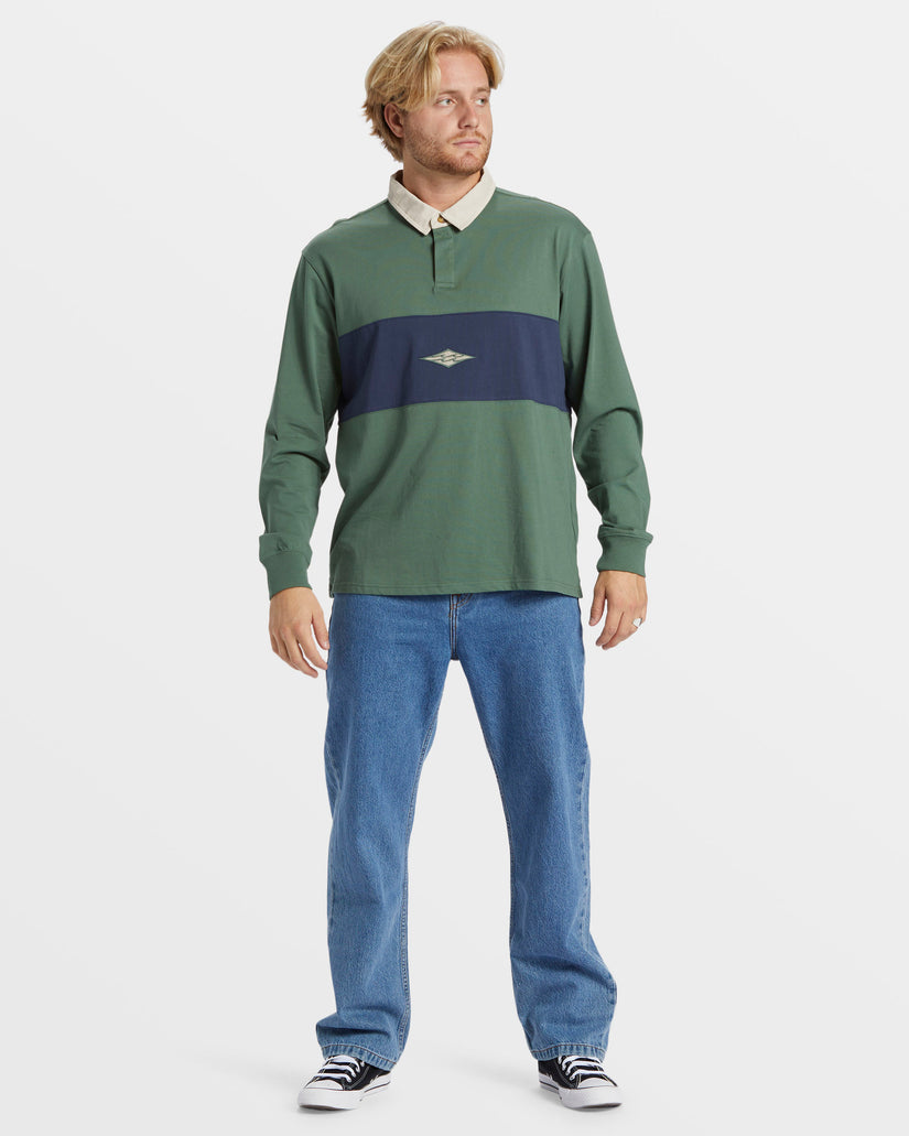 Neutron Long Sleeve Polo T-Shirt - Hunter