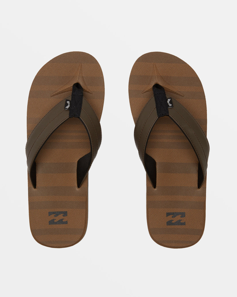 All Day Impact Print Slip-On Sandals - Chestnut