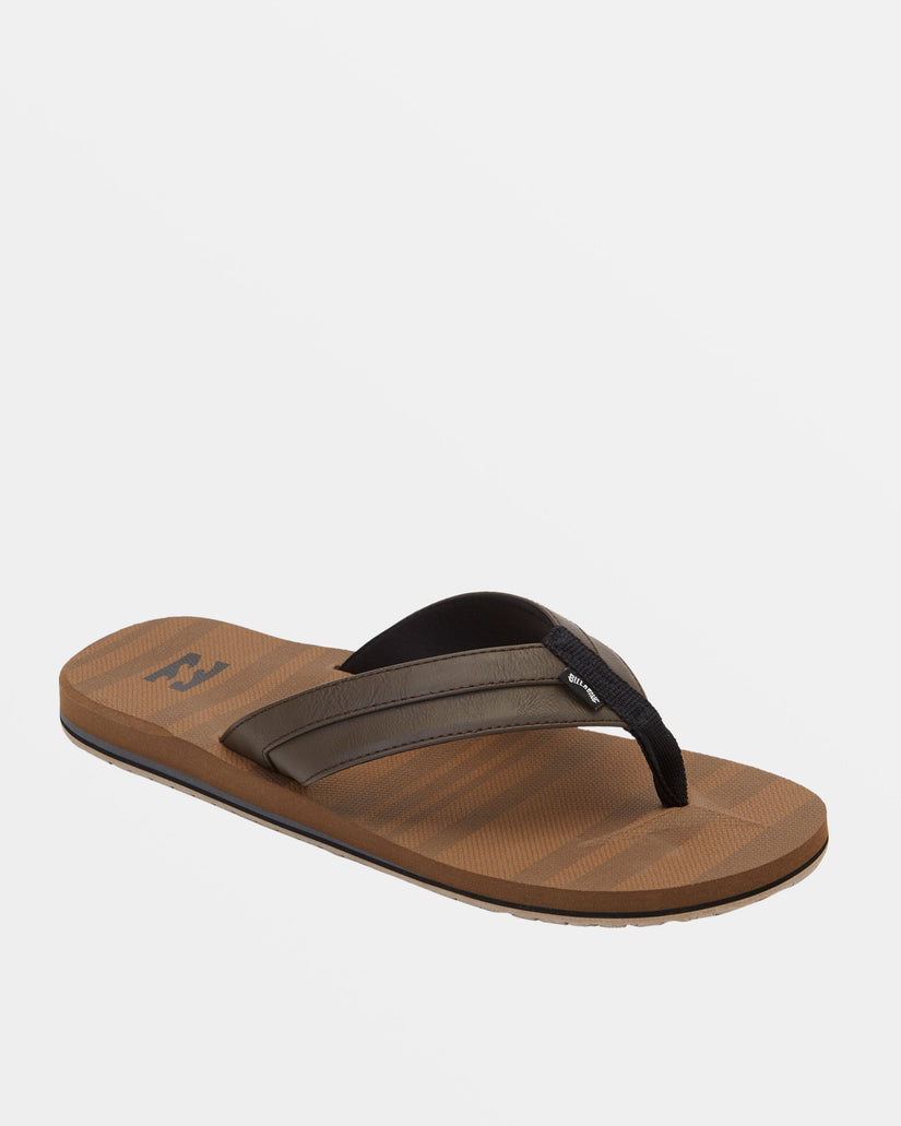 All Day Impact Print Slip-On Sandals - Chestnut