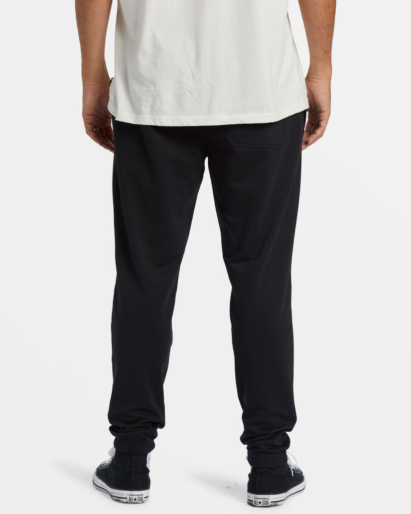 All Day Elastic Waist Sweatpants - Black/Black