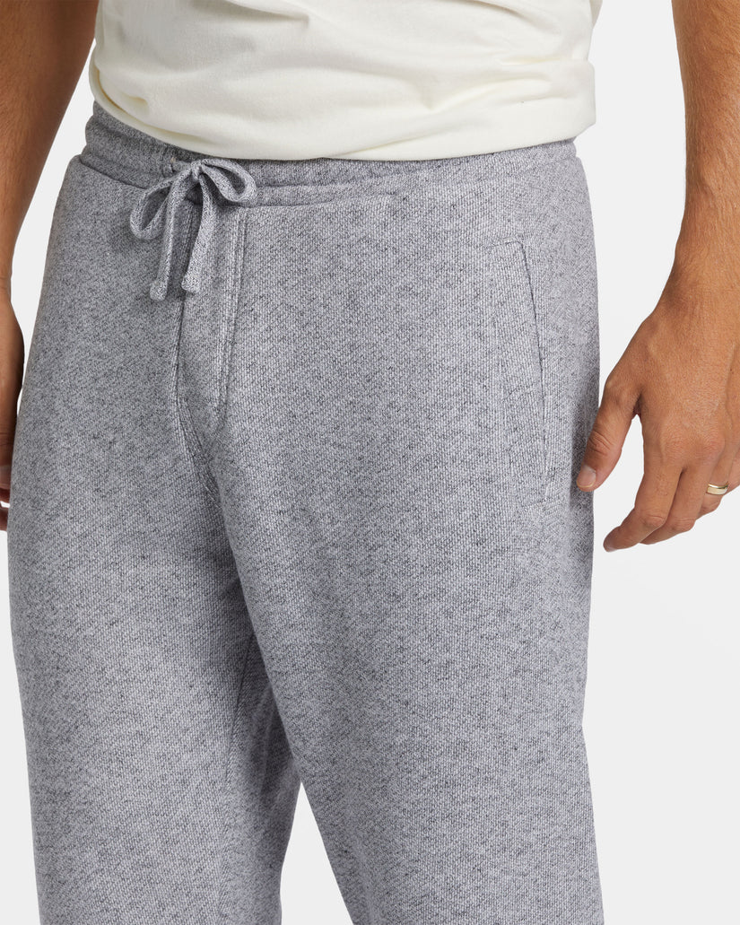 Hudson Elastic Waist Sweatpants - Grey Heather