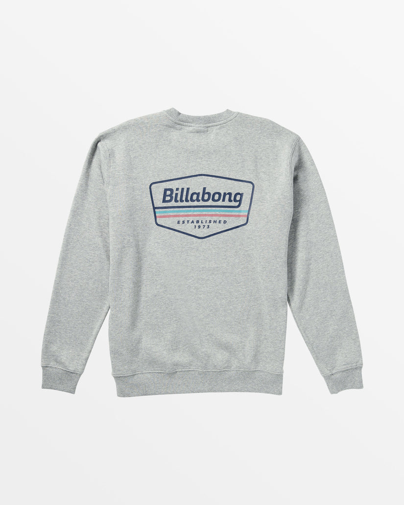 Shorebird Crew Sweatshirt - Grey Heather