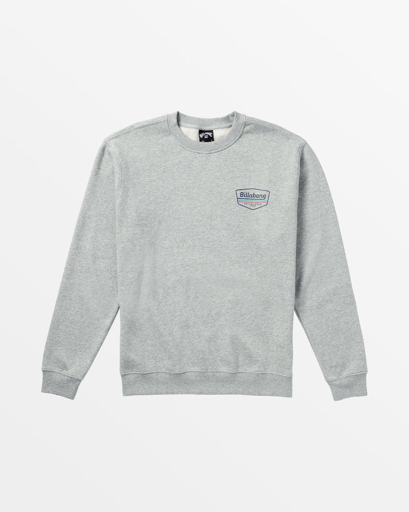 Shorebird Crew Sweatshirt - Grey Heather