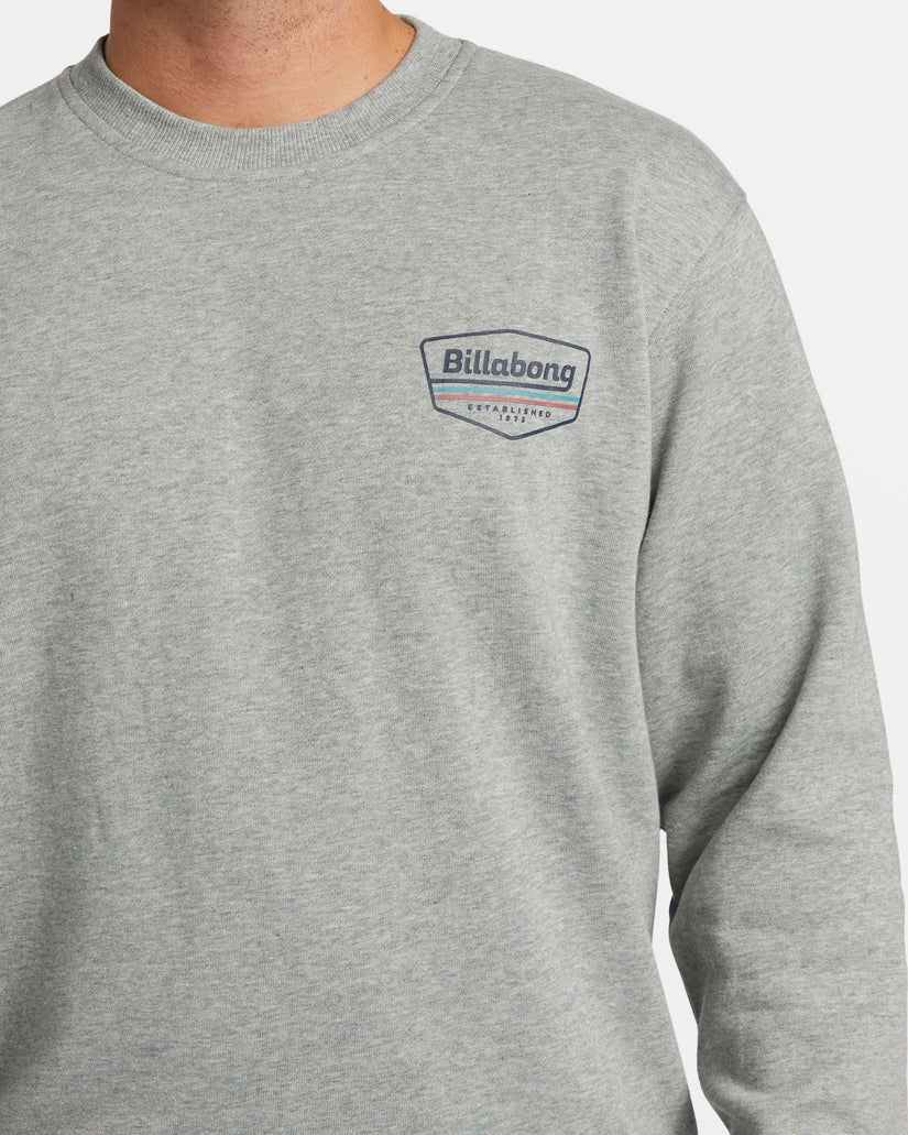 Shorebird Crew Sweatshirt - Grey Heather