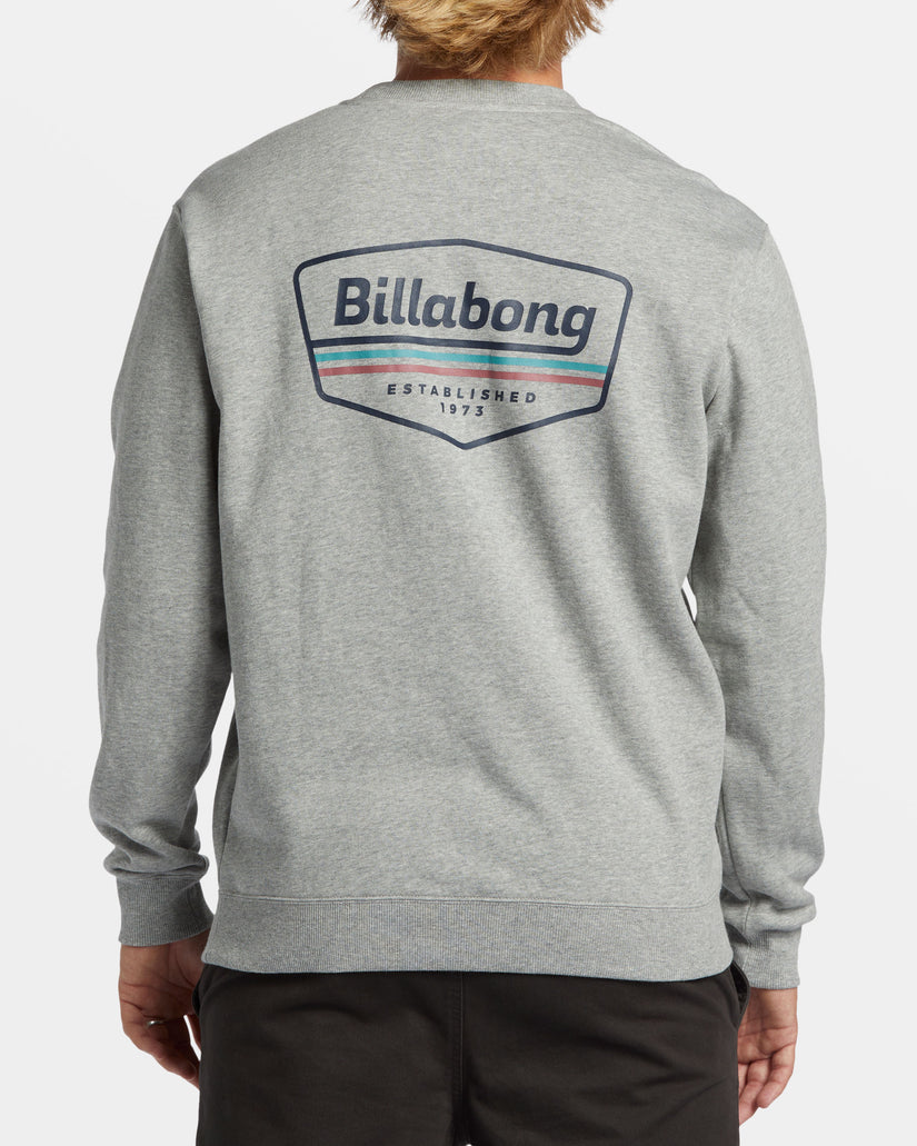 Shorebird Crew Sweatshirt - Grey Heather